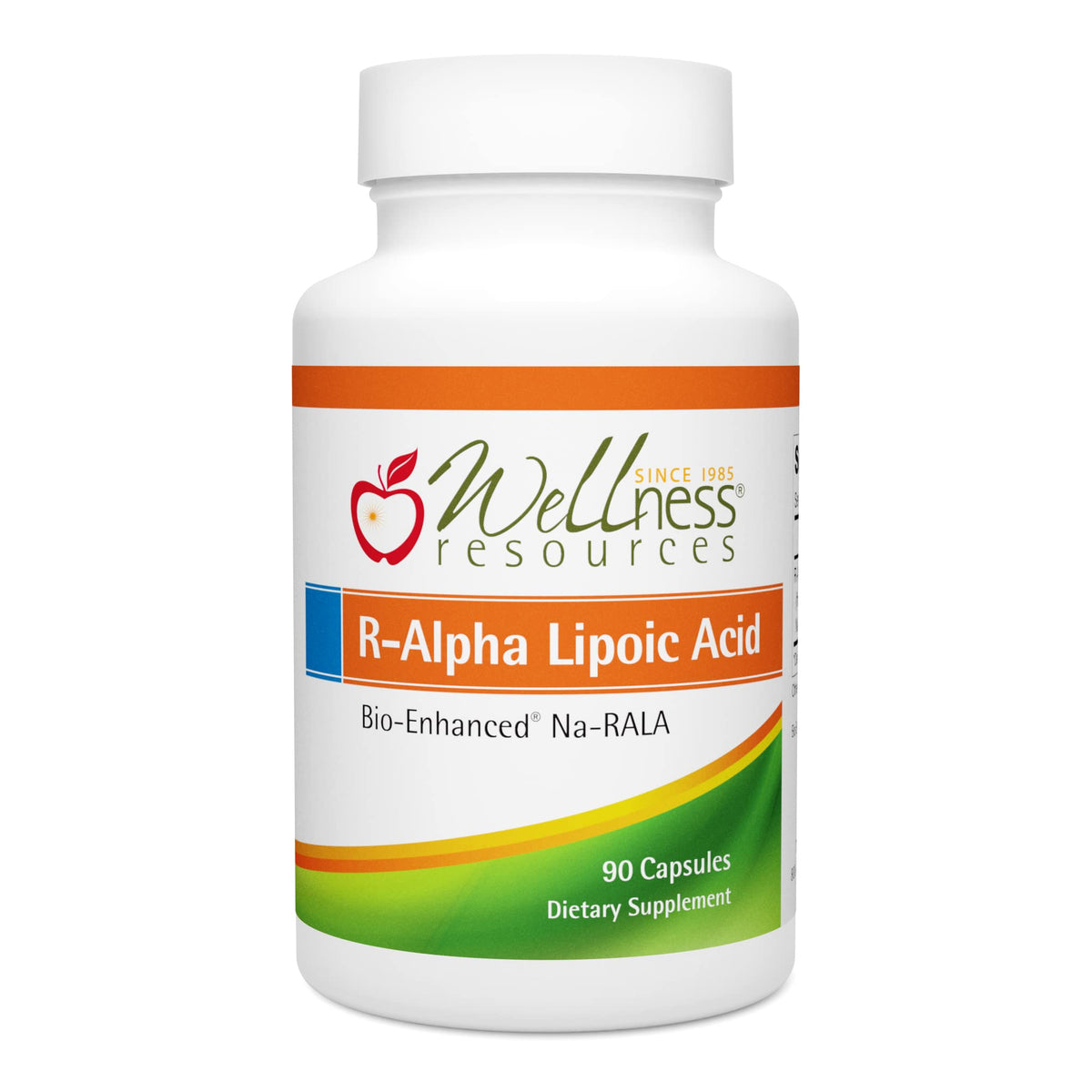 Flacon de 90 capsules de R Acide Lipoïque Wellness Resources