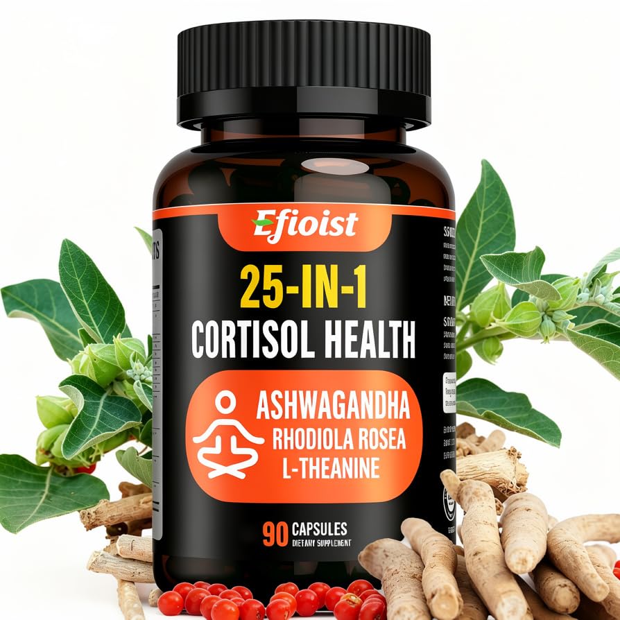 Flacon de 90 capsules Efioist complément alimentaire avec Ashwagandha