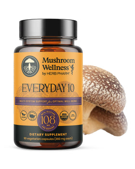Flacon de 90 capsules Herb Pharm Everyday 10 avec mélange de champignons