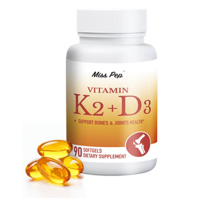 Flacon de 90 capsules molles Miss Pep D3 K2 5000 UI 100 mcg