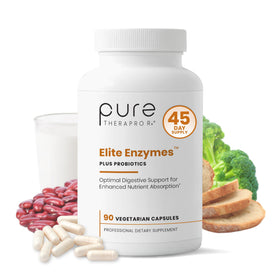 Flacon de 90 capsules Pure Therapro Rx Enzymes Plus Probiotics