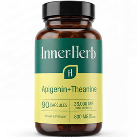 Flacon de 90 capsules vegan InnerHerb Apigenin L-Theanine