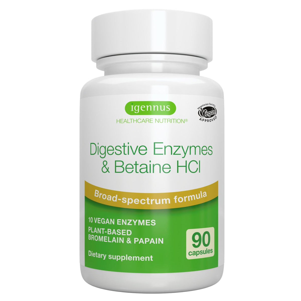 Flacon de 90 capsules végétales Igennus vue de face