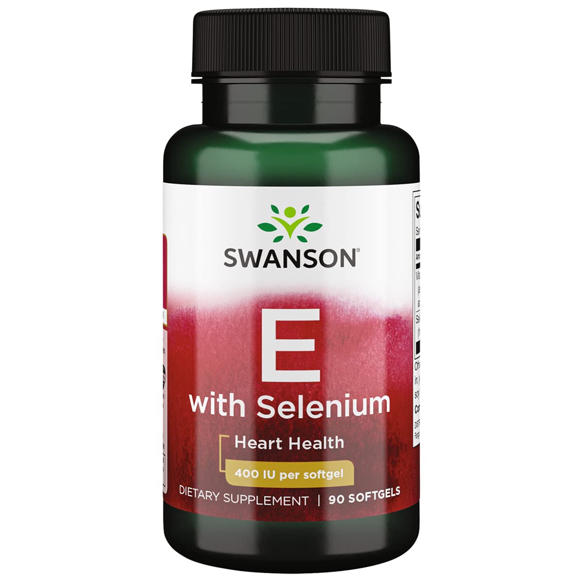 Flacon de 90 gélules molles de Vitamine E & Sélénium Swanson
