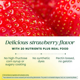 Flacon de 90 gummies MegaFood Multivitamines pour Hommes