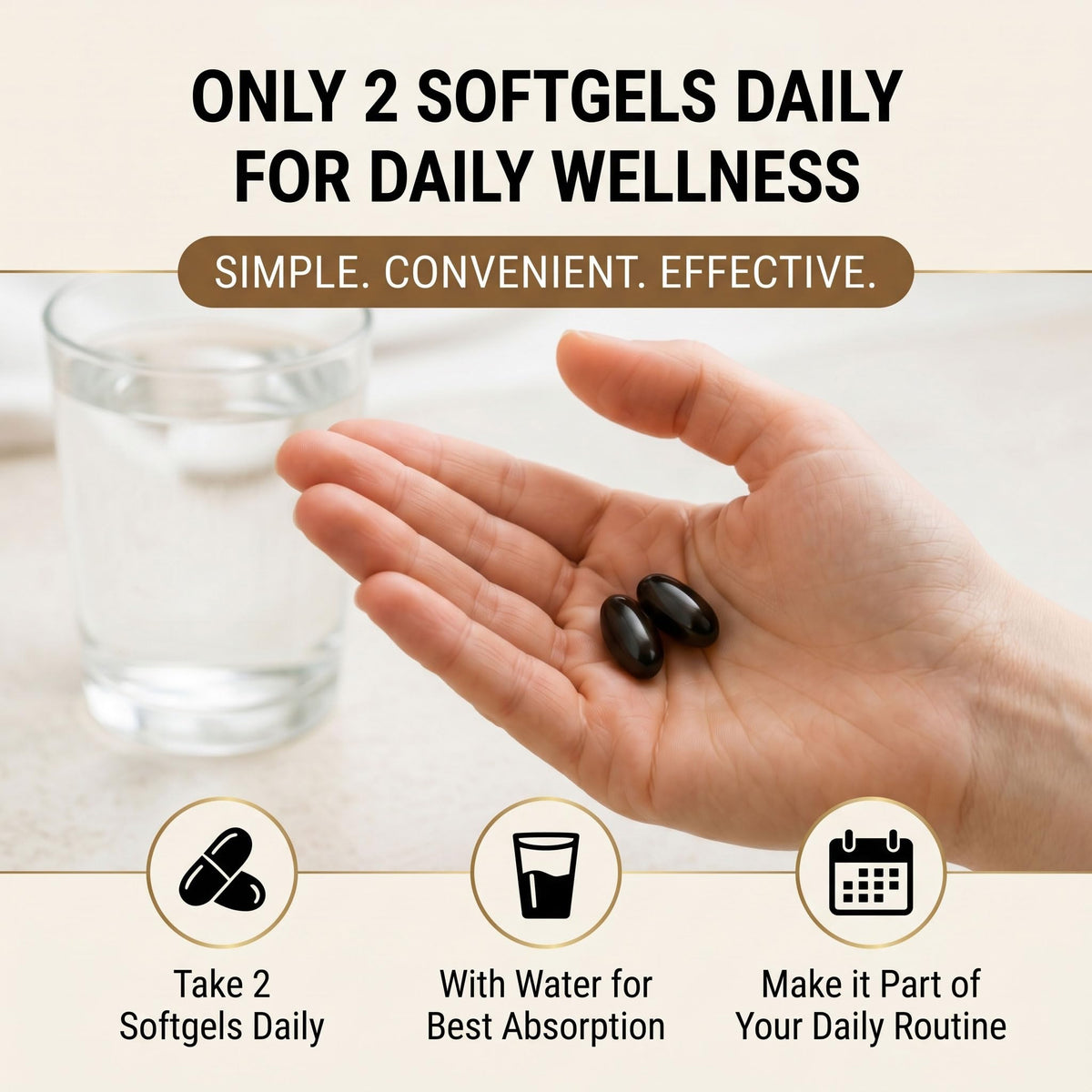 Flacon de 90 softgels d'huile de graines noires éthiopiennes Purixia