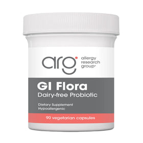 Flacon de Allergy Research Group GI Flora 90 gélules sans lactose