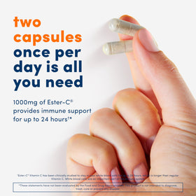 Flacon de American Health Ester-C 500 mg avec étiquette