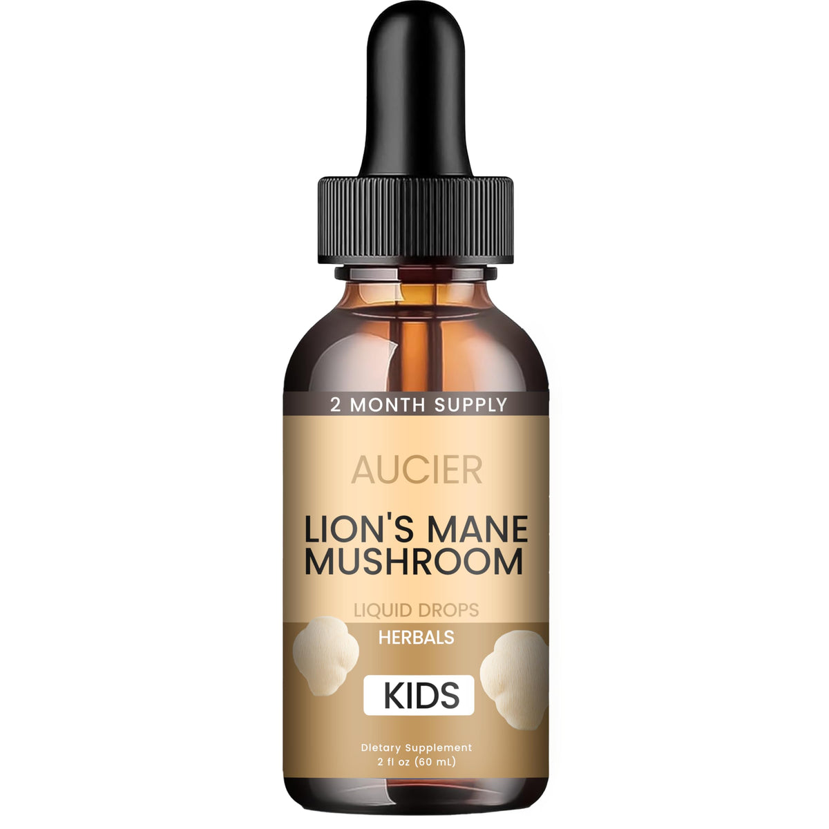 Flacon de AUCIER Lions Mane pour Enfants 60 ml avec pipette