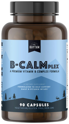 Flacon de B-CALMplex de Natural Rhythm avec 90 capsules