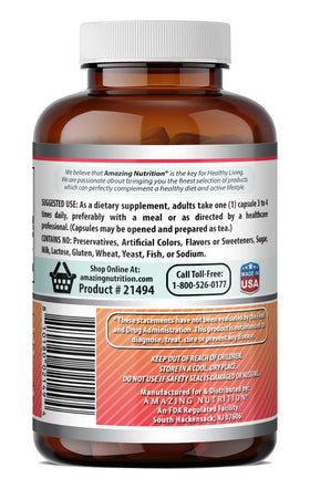 Flacon de Baies de Hawthorn 565 mg, fabrication américaine