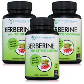 Flacon de Berberine avec Cannelle de Ceylan 1200mg, vue de face