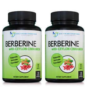 Flacon de Berberine et Cannelle de Ceylan 1200mg vue de face