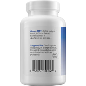 Flacon de Beta 1,3D Glucan 500 mg avec une cuillère de compote de pommes