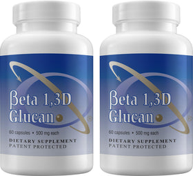 Flacon de Beta 1,3D Glucan 500 mg de Transfer Point, 120 capsules