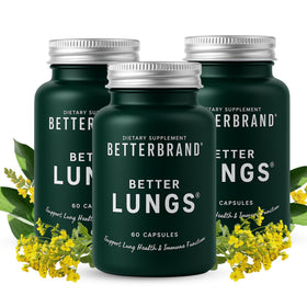 Flacon de Betterbrand BetterLungs avec 60 capsules