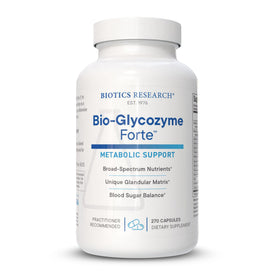 Flacon de Bio Glycozyme Forte de BIOTICS RESEARCH 270 capsules