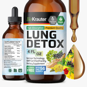 Flacon de BIO KRAUTER Détox Pulmonaire 5-en-1 120 ml vue avant