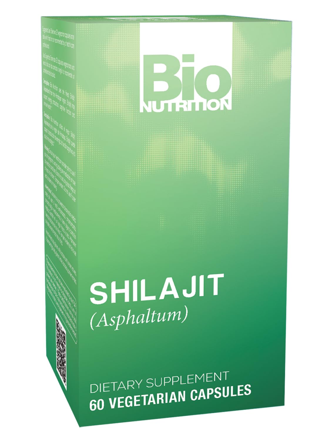 Flacon de Bio Nutrition Shilajit 60 capsules végétariennes