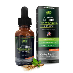 Flacon de BIOACTIVE Ashwagandha 59 servings avec gouttes
