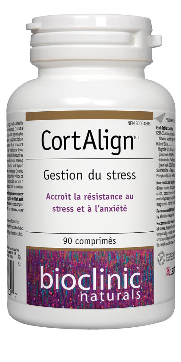 Flacon de Bioclinic Naturals CortAlign avec le couvercle ouvert