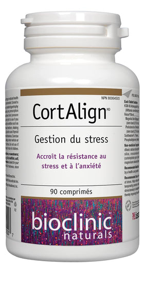 Flacon de Bioclinic Naturals CortAlign avec le couvercle ouvert