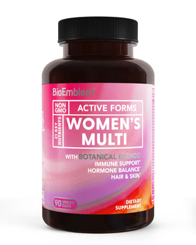 Flacon de BioEmblem Multivitamine Femme avec 90 capsules