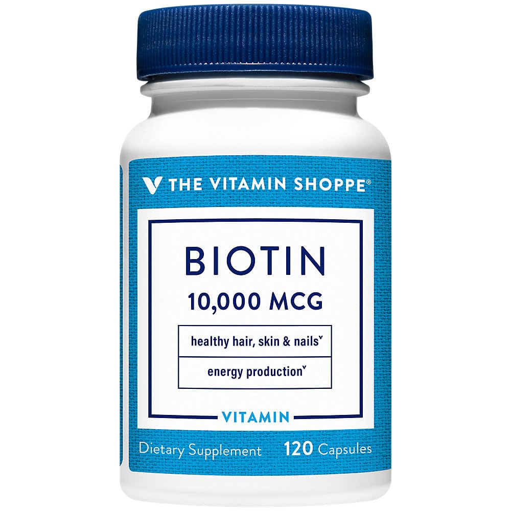 Flacon de Biotine 1 000 MCG de The Vitamin Shoppe, vue avant