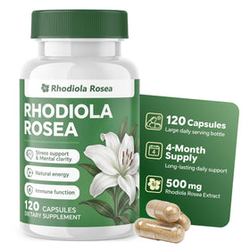 Flacon de Blavenique Rhodiola Rosea 500mg avec 120 capsules végétales