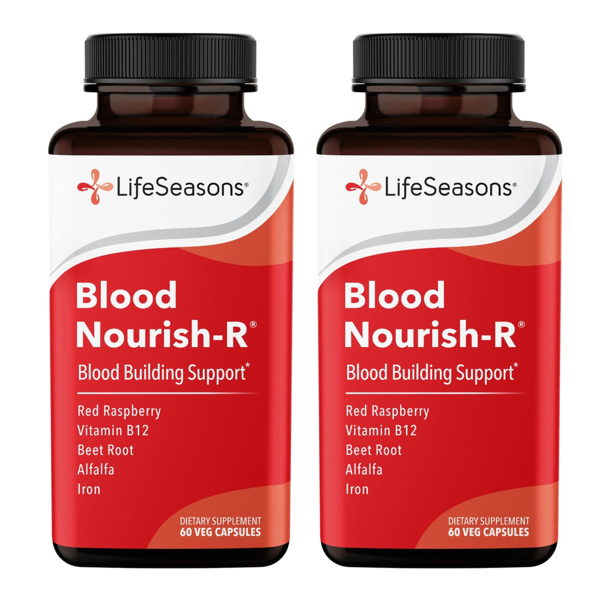 Flacon de Blood Nourish-R LifeSeasons avec 60 capsules