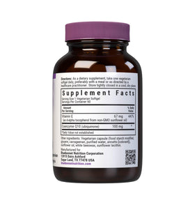 Flacon de BlueBonnet CoQ-10 100 mg avec 60 gélules