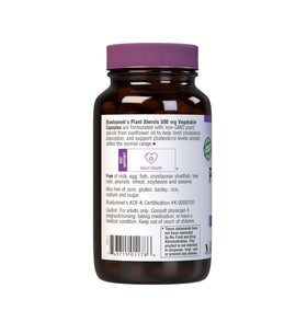 Flacon de BlueBonnet Stérols Végétaux 500mg sur un fond naturel