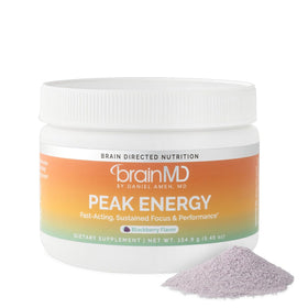 Flacon de BrainMD Peak Energy 60 capsules vue de face