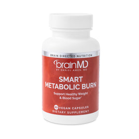 Flacon de BrainMD Smart a balanced routine Burn 60 capsules vue de face