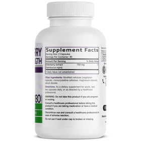 Flacon de Bronson Sureau Extra Fort avec capsules visibles