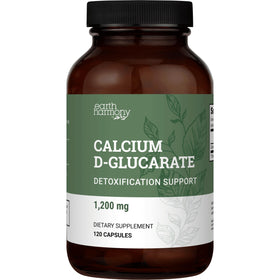 Flacon de Calcium D-Glucarate 1200mg Earth Harmony Naturals vue de face