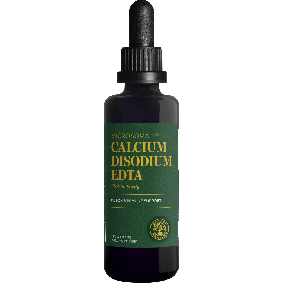 Flacon de Calcium Disodium E-D-T-A 60 ml de Global Healing Center