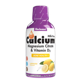 Flacon de Calcium Liquide BlueBonnet 16 fl oz vue avant avec étiquette