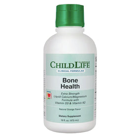 Flacon de Calcium Liquide CHILDLIFE ESSENTIALS 480ml vue de face