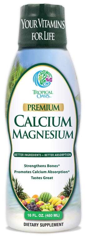 Flacon de Calcium Liquide Tropical Oasis 480ml vue avant