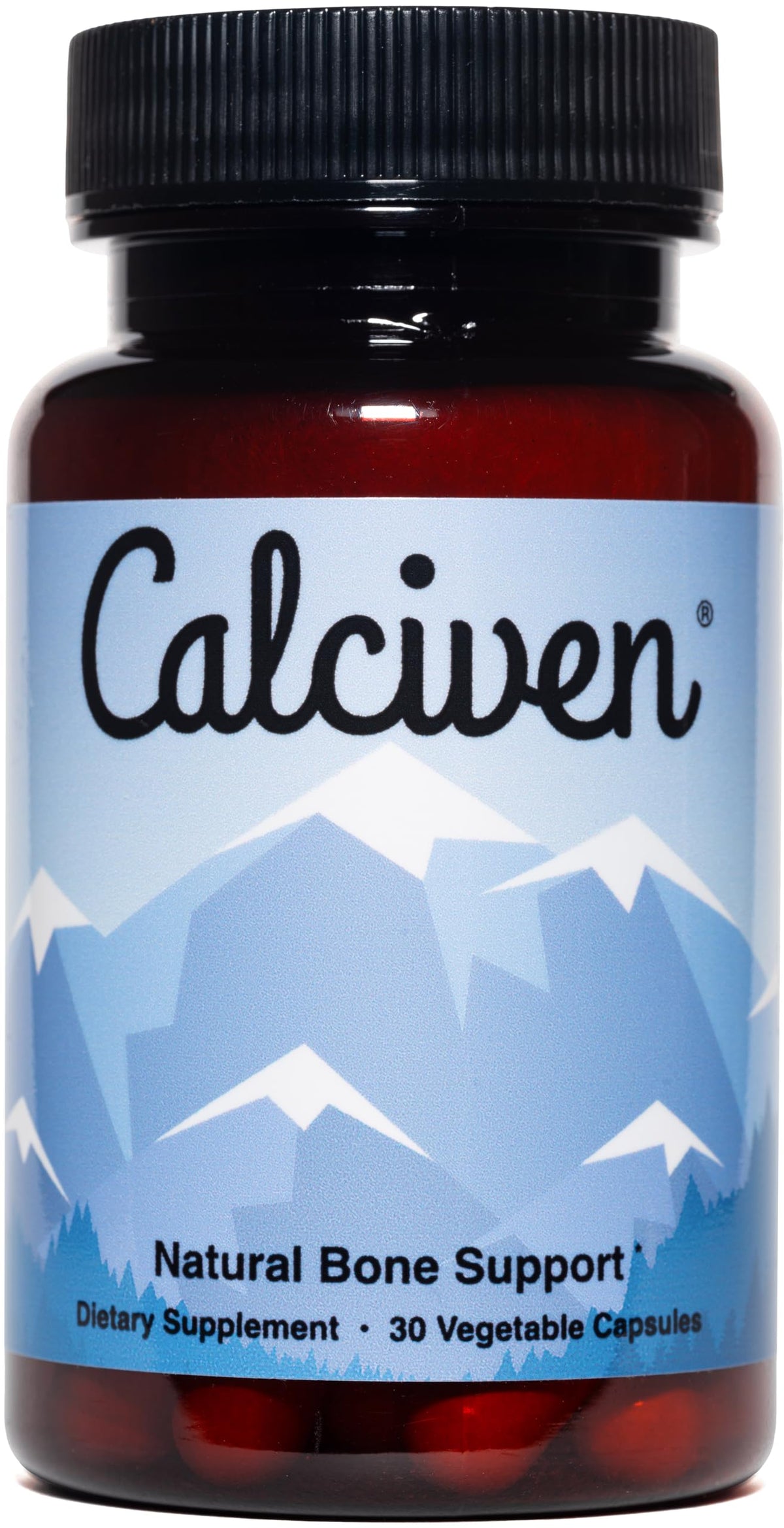 Flacon de Calciven 59g vue de face avec étiquette