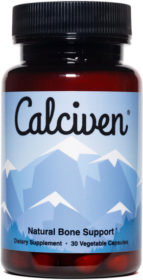 Flacon de Calciven 59g vue de face avec étiquette