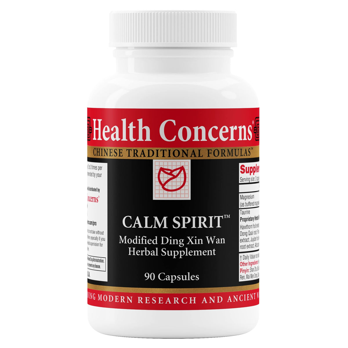 Flacon de Calm Spirit de Health Concerns avec 90 capsules