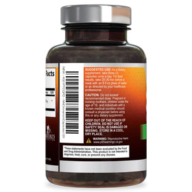Flacon de cannelle de Ceylan Nature's Nutrition sur une table en bois
