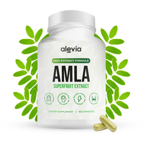 Flacon de capsules Alevia Amla Bio 1000mg vue de face