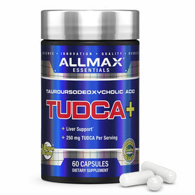 Flacon de capsules ALLMAX TUDCA 60 comprimés vue de face