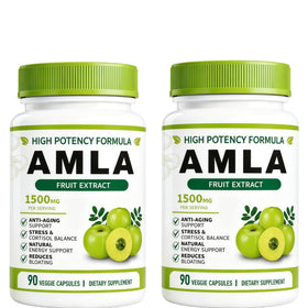 Flacon de capsules Amla bio HWMS 1500mg vue de face