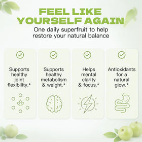 Flacon de capsules Amla bio HWMS avec dosage indiqué