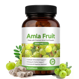 Flacon de capsules Amla JYVGNLXS 1000mg 120 capsules