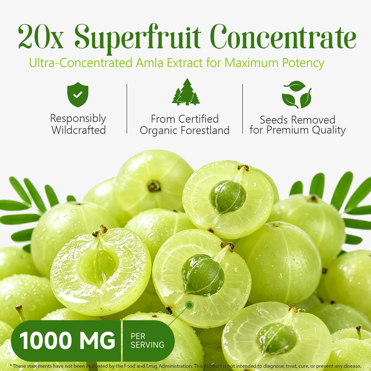 Flacon de capsules Amla JYVGNLXS avec étiquette visible